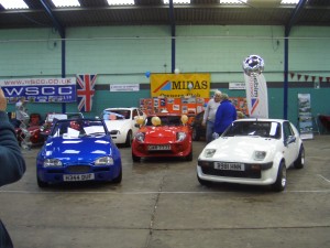 MOC stand being prepared on Saturday morning